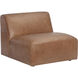 Watson Marseille Camel Leather Modular Armless Chair